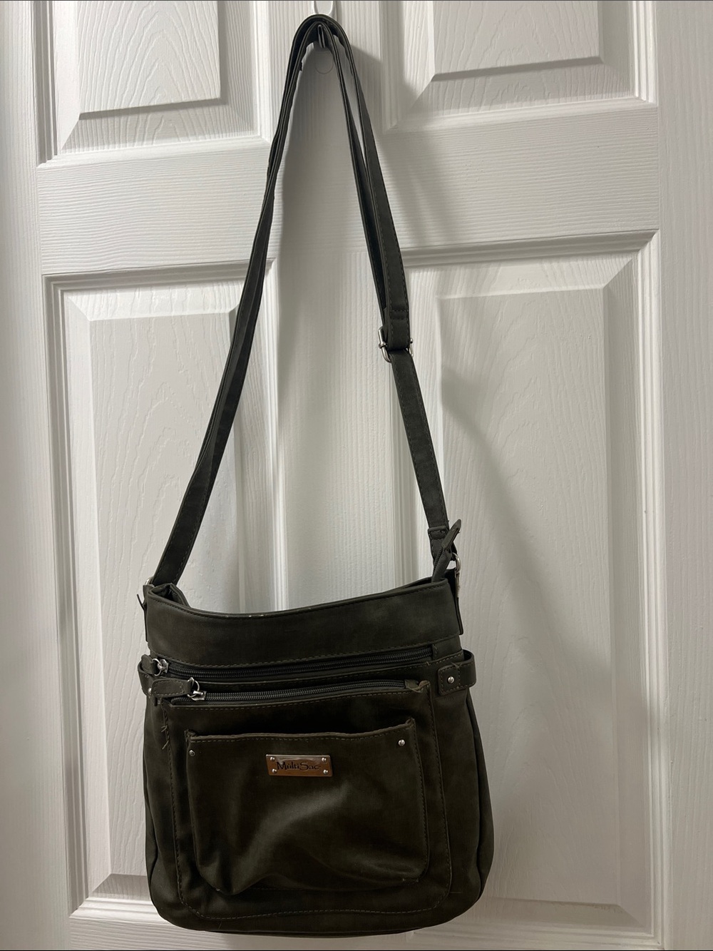 Stylish Black Crossbody Bag by No Brand Listed